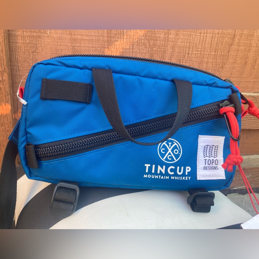 TOPO Designs Mini Quick Pack Limited Edition Colab w/ Tin Cup Whiskey - NWT